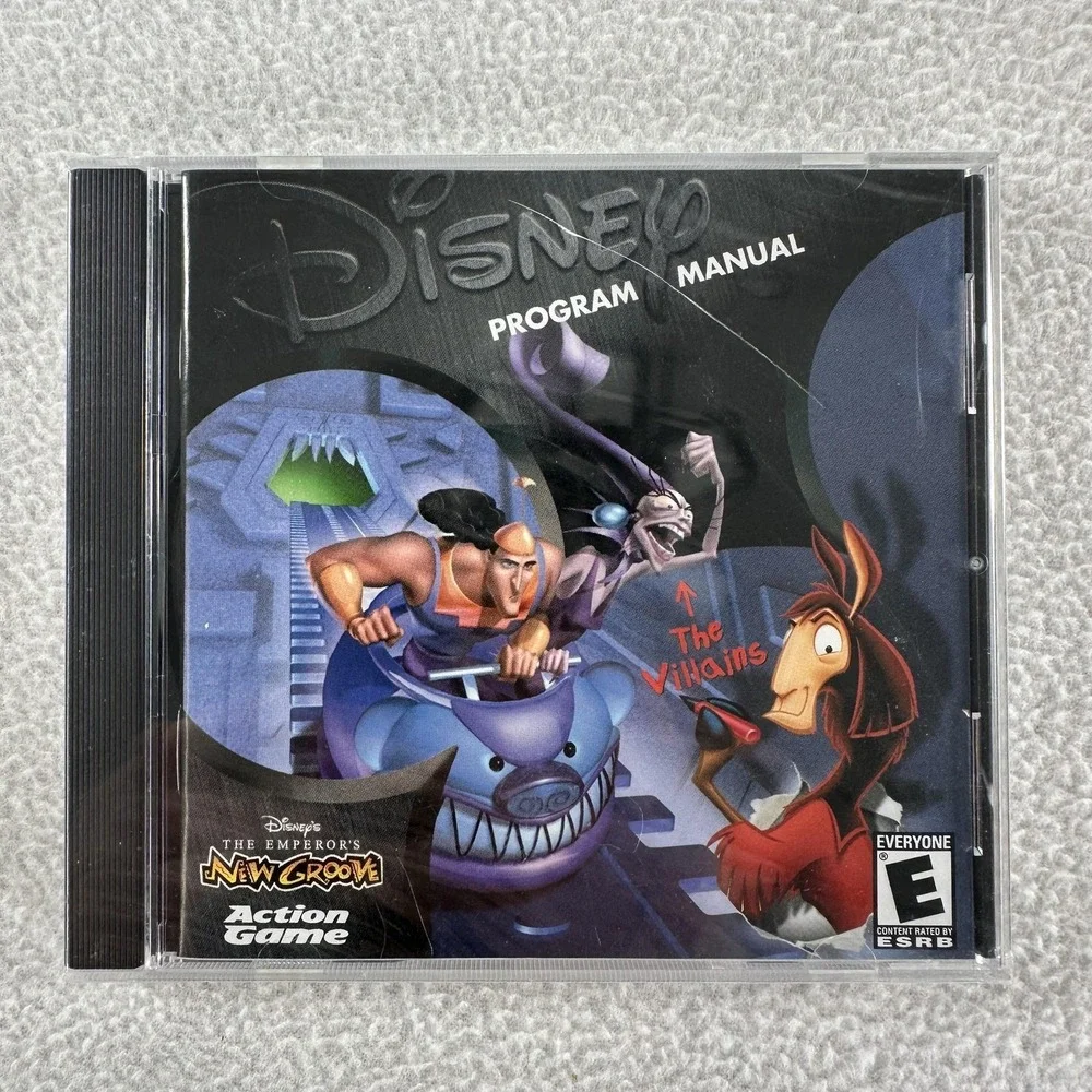 Vintage Disney PC Game Lot 4 Windows CD-ROM Everyone Kids Family Fun Titles